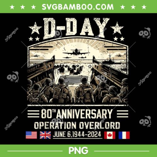 D Day Dwight D Eisenhower Quote PNG, D Day 80th Anniversary Quote PNG, June 6 1944 2024 PNG