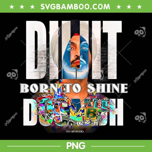 DILJIT DOSANJH PNG, Punjabi Singer PNG, Diljit Dosanjh Born To Shine PNG