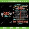 Dad Tour SVG PNG, The Fatherhood Tour SVG, Some Days I Rock It DXF SVG PNG EPS