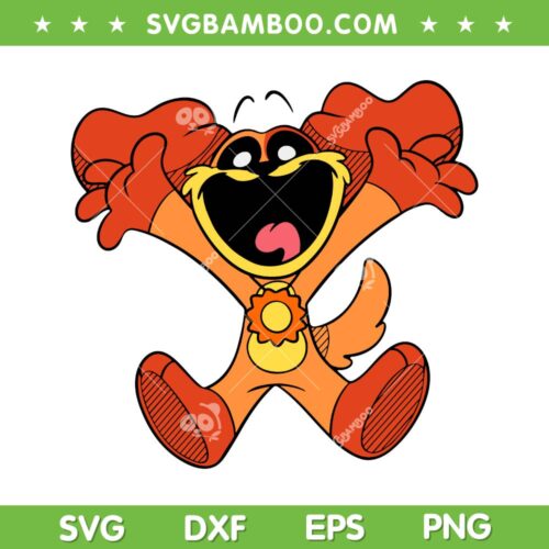 Dogday Smiling Critters SVG PNG, Dogday Orange Smiling Critters SVG, Funny Dogday Lover DXF SVG PNG EPS