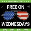Free On Wednesdays SVG PNG, Sunglass American Flag SVG, 4th Of July DXF SVG PNG EPS Free On Wednesdays SVG PNG, Sunglass American Flag SVG, 4th Of July DXF SVG PNG EPS