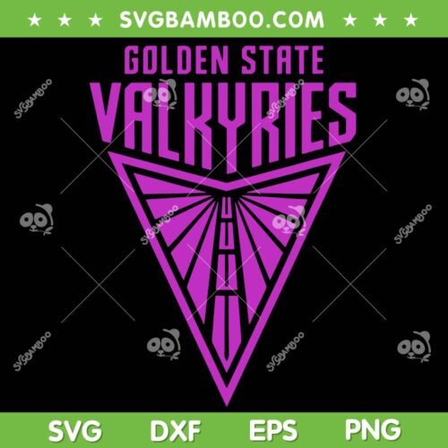 Golden State Valkyries SVG PNG, WNBA Team Logo SVG, Golden State Warriors DXF SVG PNG EPS