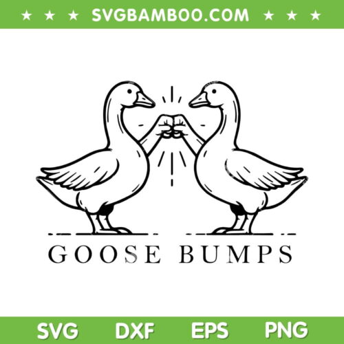 Goose Bumps SVG PNG, Funny Goosebumps SVG, School Bird DXF SVG PNG EPS