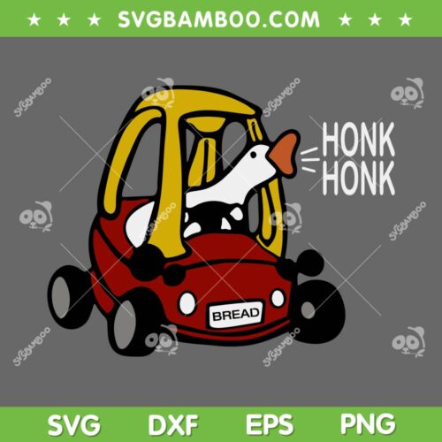 Goose Honk Honk SVG PNG, Honk Goose SVG, Funny Duck Chicken Meme DXF SVG PNG EPS