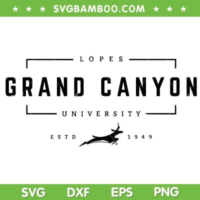 Grand Canyon University Lopes SVG PNG, Grand Canyon University Estd 1949 SVG, NCAA Logo DXF SVG PNG EPS Grand Canyon University Lopes SVG PNG, Grand Canyon University Estd 1949 SVG, NCAA Logo DXF SVG PNG EPS
