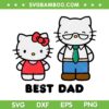 Hello Kitty Best Dad SVG PNG, Sanrio Kitty Father's Day SVG, Hello Kitty Characters DXF SVG PNG EPS Hello Kitty Best Dad SVG PNG, Sanrio Kitty Father's Day SVG, Hello Kitty Characters DXF SVG PNG EPS