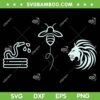 Hose Bee Lion Icons SVG PNG, Hoes Be Lying Pun Intended SVG, Funny Icons DXF SVG PNG EPS