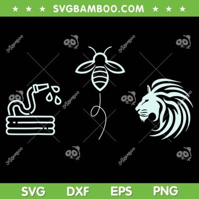 Hose Bee Lion Icons SVG PNG, Hoes Be Lying Pun Intended SVG, Funny Icons DXF SVG PNG EPS