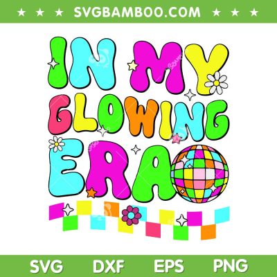 In My Glowing Era SVG PNG, Hello Tie Dye Bright SVG, Hello Summer Vacation Trips DXF SVG PNG EPS