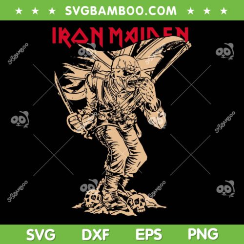Iron Maiden SVG PNG, Piece Of Mind SVG, Rock Bands DXF SVG PNG EPS