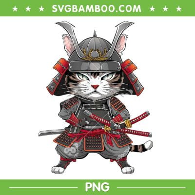 Japanese Samurai Cat PNG, Funny Parody Japanese Anime PNG, Cat Ninja PNG Japanese Samurai Cat PNG, Funny Parody Japanese Anime PNG, Cat Ninja PNG