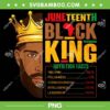 Juneteenth Black King Nutritional Facts PNG, Pride African American PNG, Freedom Day PNG