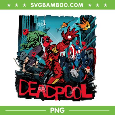 Marvel Deadpool And Wolverine PNG, Avengers Assemble Like Deadpool PNG, Deadpool Superhero PNG