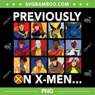 Marvel Studios X Men 97 PNG, Marvels X Men 97 PNG, Previously On Xmen PNG