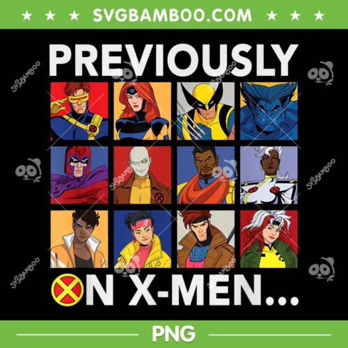 Marvel Studios X Men 97 PNG, Marvels X Men 97 PNG, Previously On Xmen PNG