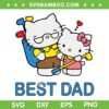 Hello Kitty Best Dad SVG PNG, Kitty Cat Father's Day SVG, Best Dad Ever DXF SVG PNG EPS Hello Kitty Best Dad SVG PNG, Kitty Cat Father's Day SVG, Best Dad Ever DXF SVG PNG EPS