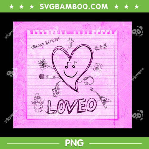 Loveo Daddy Yankee PNG, Daddy Yankee Songs PNG, Loveo Heart Music PNG