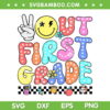 Peace Out First Grade SVG PNG, Cute Groovy Last Day Of 1st Grade SVG, Funny Teacher Kids DXF SVG PNG EPS Peace Out First Grade SVG PNG, Cute Groovy Last Day Of 1st Grade SVG, Funny Teacher Kids DXF SVG PNG EPS