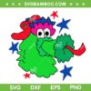Phanatic SVG PNG, Phillies Phanatic Baseball Mascot SVG, Philadelphia Phillies DXF SVG PNG EPS