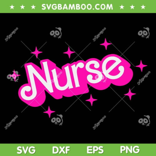 Pink Retro Nurse SVG PNG, Appreciation Nursing Profession SVG, Nursing Week DXF SVG PNG EPS