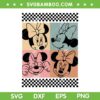 Retro Minnie Mouse SVG PNG, Disney Mouse Checkered Vintage SVG, Cute Disney Minnie DXF SVG PNG EPS Retro Minnie Mouse SVG PNG, Disney Mouse Checkered Vintage SVG, Cute Disney Minnie DXF SVG PNG EPS