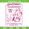 Sapphic Tendencies SVG PNG, Retro Sapphic Lesbian SVG, LGBTQ Pride Month DXF SVG PNG EPS Sapphic Tendencies SVG PNG, Retro Sapphic Lesbian SVG, LGBTQ Pride Month DXF SVG PNG EPS