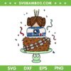 Leia R2D2 And Chewbacca Rebel Birthday Cake SVG, Star Wars Birthday SVG, Characters Birthday Cake DXF SVG PNG EPS