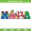 Super Mario Mama SVG PNG, Mario Mother's Day SVG, Super Mom DXF SVG PNG EPS