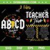 Teacher Tour 2024 SVG PNG, Lightning Bolt ABCD SVG, The Teacher Tour DXF SVG PNG EPS