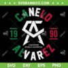 Team Canelo Mexico SVG PNG, Alvarez Mexico Flag SVG, Canelo Alvarez 1990 DXF SVG PNG EPS