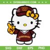 Hello Kitty Washington Commanders SVG PNG, Kitty Commanders Football No 1 SVG, Hello Kitty NFL Football DXF SVG PNG EPS Hello Kitty Washington Commanders SVG PNG, Kitty Commanders Football No 1 SVG, Hello Kitty NFL Football DXF SVG PNG EPS