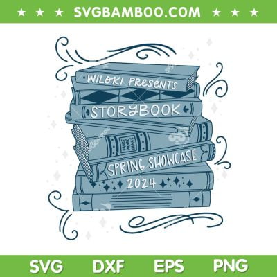 Wiloki 2024 Spring Session Storybook Showcase SVG, Storybook 2024 SVG, Book Lover DXF SVG PNG EPS