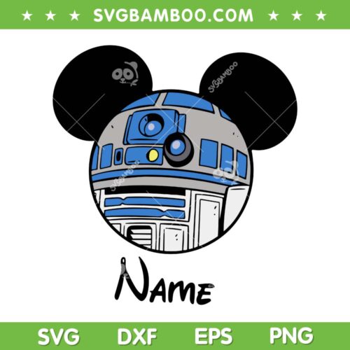 Death Star Mouse Ear SVG PNG, Mickey Death Star SVG, Star Wars Mickey Mouse DXF SVG PNG EPS