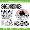 Checkered Mickey And Co Est 1928 SVG Bundle, Vintage Mickey And Co 1928 SVG Bundle, Retro Mickey And Friends DXF SVG PNG EPS