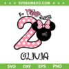 I'm Twodles Olivia Minnie SVG PNG, I'm Twodles Minnie Birthday SVG, Baby Birthday DXF SVG PNG EPS