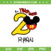 I'm Twodles Ryan Mickey SVG PNG, Mickey Mouse Second Birthday SVG, Disney Birthday DXF SVG PNG EPS I'm Twodles Ryan Mickey SVG PNG, Mickey Mouse Second Birthday SVG, Disney Birthday DXF SVG PNG EPS
