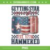 Getting Star Spangled Hammered 1776 PNG, Retro American 4th Of July PNG Getting Star Spangled Hammered 1776 PNG, Retro American 4th Of July PNG