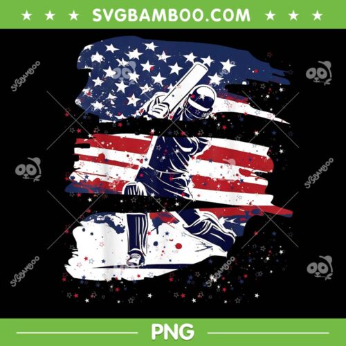 2024 USA Cricket Jersey PNG, America Cricket In USA PNG, American Flag Cricket PNG