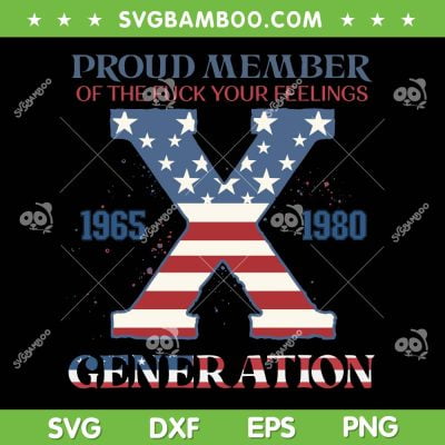 Generation X 4th Of July SVG PNG, Retro Gen X USA Flag SVG, Generation X 1965 1980 DXF SVG PNG EPS Generation X 4th Of July SVG PNG, Retro Gen X USA Flag SVG, Generation X 1965 1980 DXF SVG PNG EPS