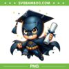 Batman Graduate 2024 PNG, Senior Class Of 2024 PNG, Superhero Graduation PNG