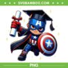 Captain America Graduate PNG, Avengers Senior 2024 PNG, Marvel Graduation PNG