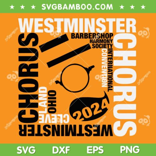 Cleveland Gold SVG PNG, Westminster Chorus SVG, Cleveland Ohio 2024 DXF SVG PNG EPS