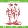 Cowboy Gay SVG PNG, Gay American Cowboy SVG, Gay Pride Month DXF SVG PNG EPS