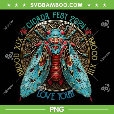 The Cicadas Reunion Tour Summer 2024 PNG, Cicadas Fest 2024 PNG, Love Tour PNG