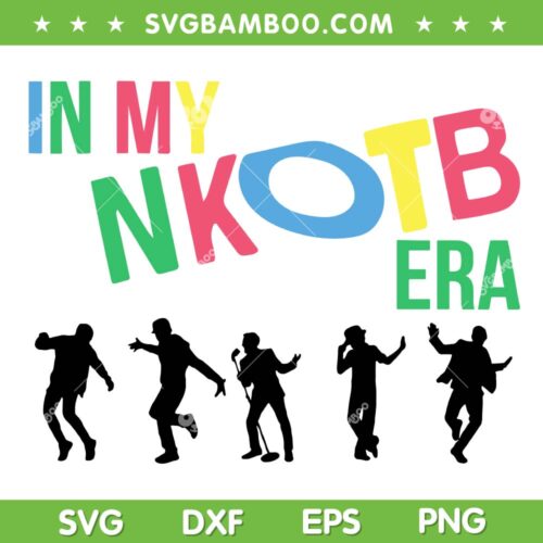In My NKOTB Era SVG PNG, New Kids On The Block SVG, NKOTB Mixtape Tour DXF SVG PNG EPS