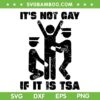 It's Not Gay If It Is TSA SVG PNG, Funny Not Gay SVG, Adult Humor DXF SVG PNG EPS