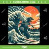 Japanese Monster Kaiju PNG, Kaiju Great Wave PNG, Japanese Monster In A Wave PNG Japanese Monster Kaiju PNG, Kaiju Great Wave PNG, Japanese Monster In A Wave PNG