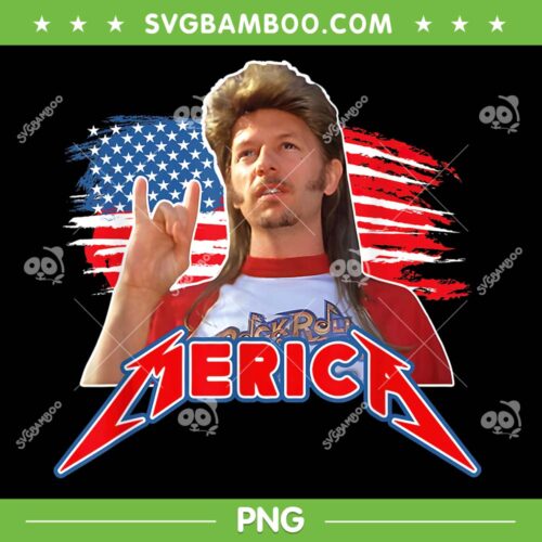 Joe Dirt Merica 4th Of July PNG, Joe Rock July 4th PNG, Distressed American Flag PNG