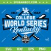 Kentucky Wildcats College World Series 2024 SVG, NCAA Men's Baseball SVG, Kentucky Baseball DXF SVG PNG EPS