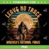 Leave No Trace America National Parks PNG, Funny Bigfoot PNG, Bigfoot Sasquatch PNG